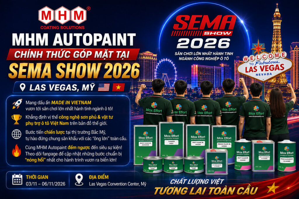 MHM Autopaint Officially Present at SEMA Show 2026: Elevating the Vietnamese Automotive Paint Brand to the Global Stage